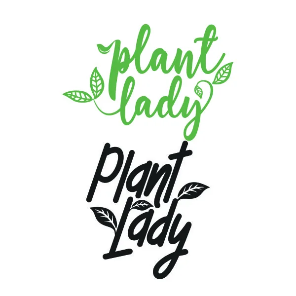Plant Lady SVG Cuttable Design