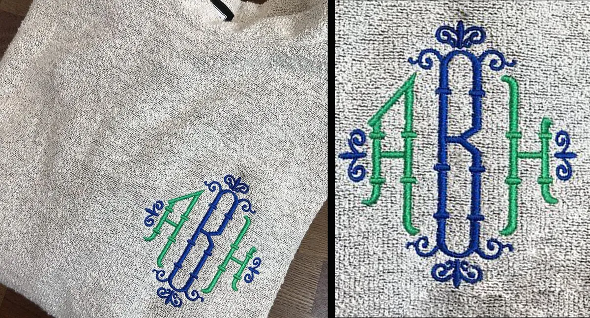 Projects with Bamboo Monogram Font