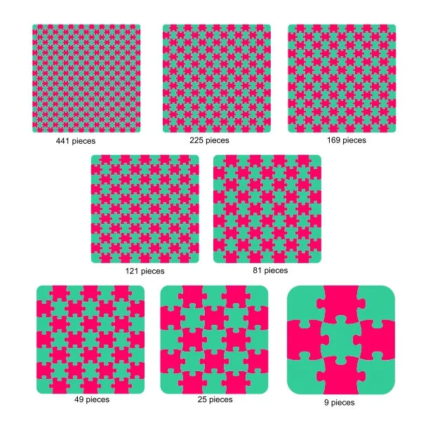 Puzzle Templates Cuttable Design