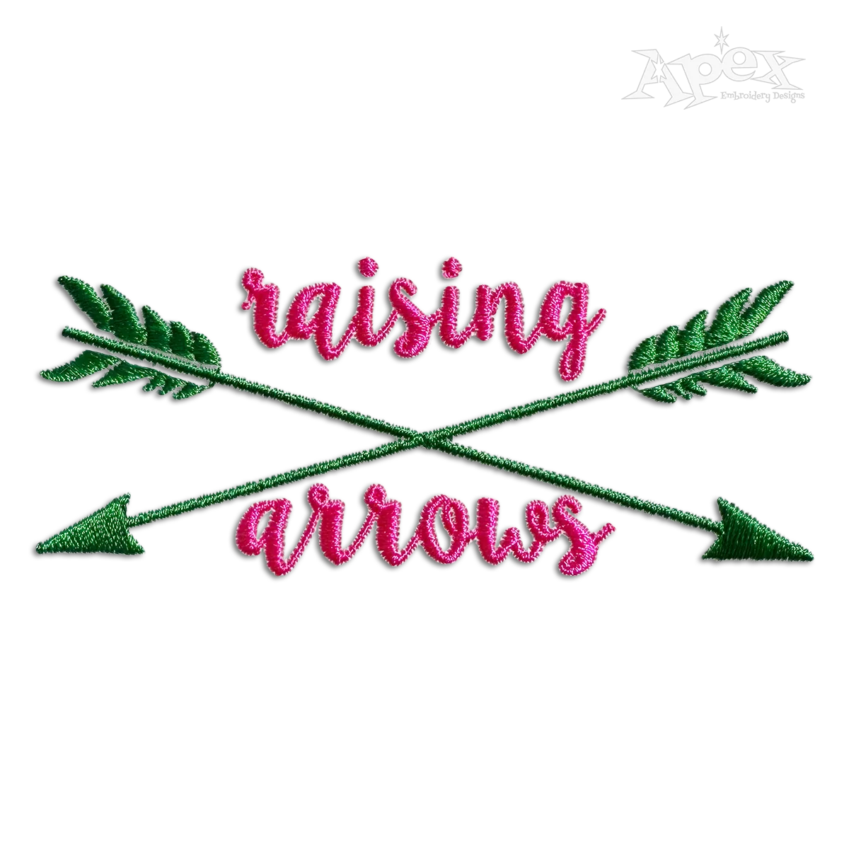Raising Arrows Kids Mother Machine Embroidery Design