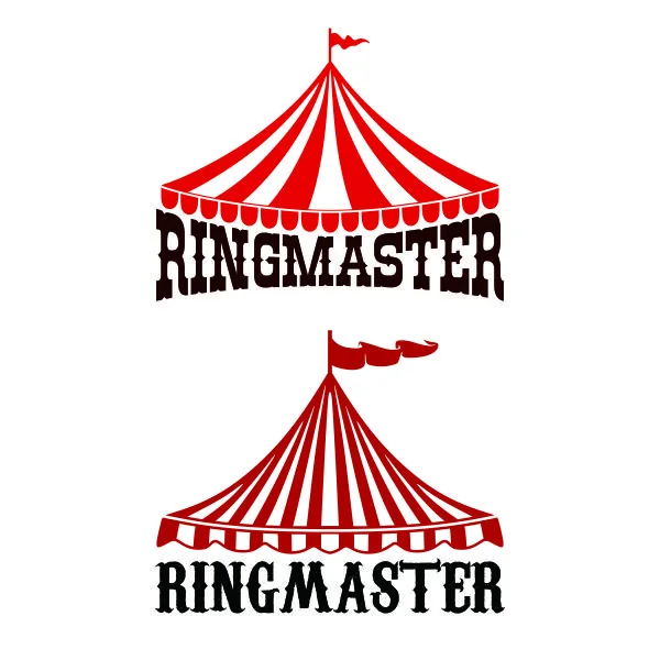 Ringmaster Circus SVG Cuttable Design