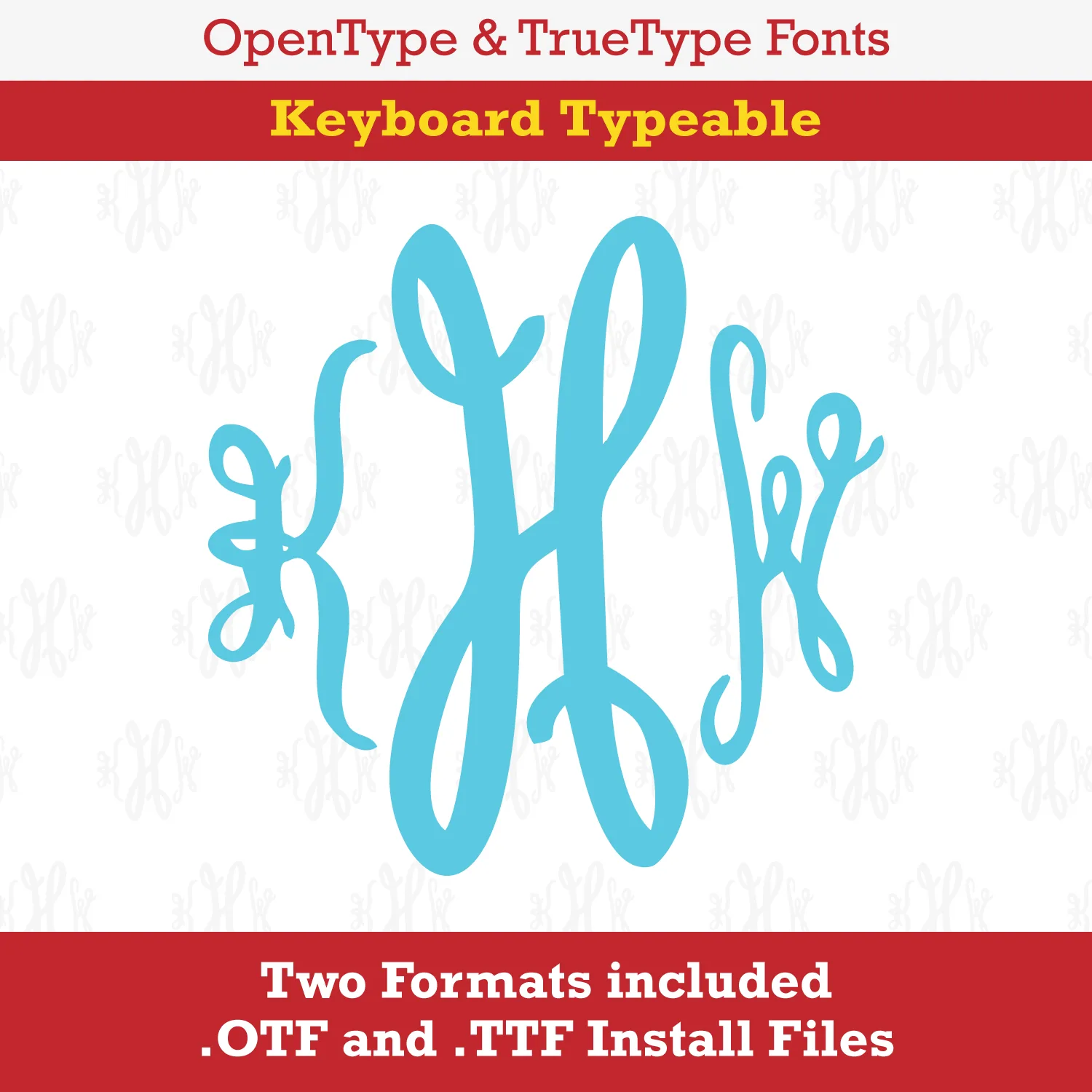 Royal Circle Monogram TrueType Font