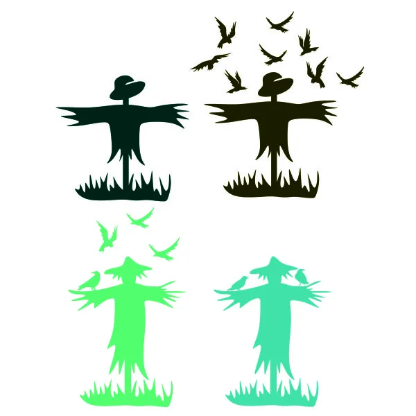Scarecrow Pack SVG Cuttable Design