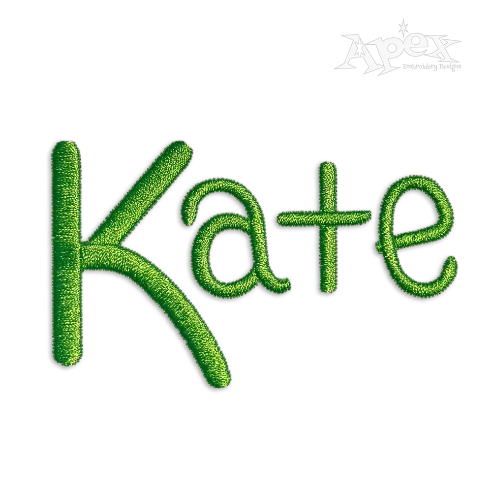School 4th Grade Embroidery Font By Apex Designs