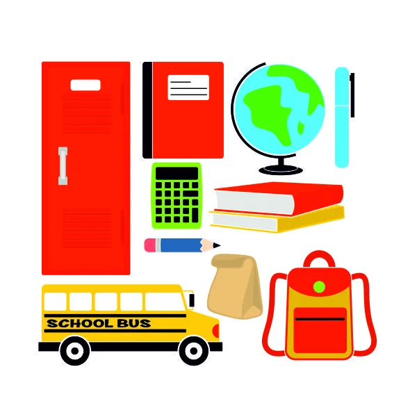 School Pack SVG Cuttable Design