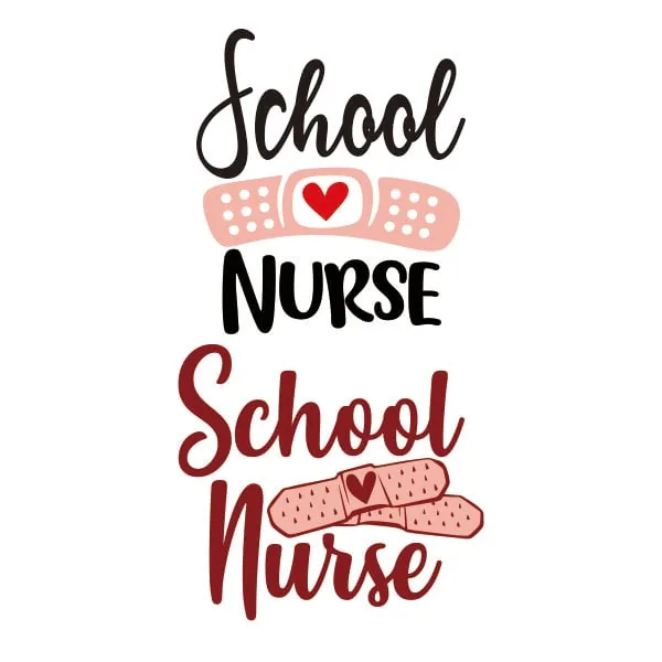 School Nurse SVG Cuttable Design
