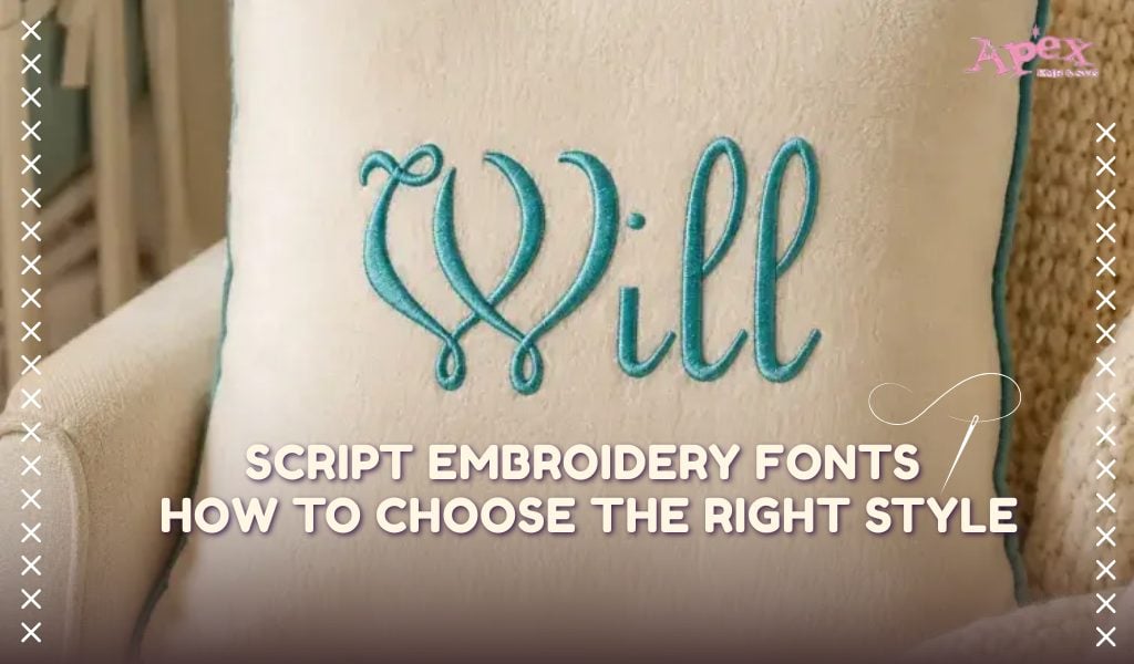 Script Embroidery Fonts guide compares styles, size ranges, and stitchability to help create beautiful, readable embroidery