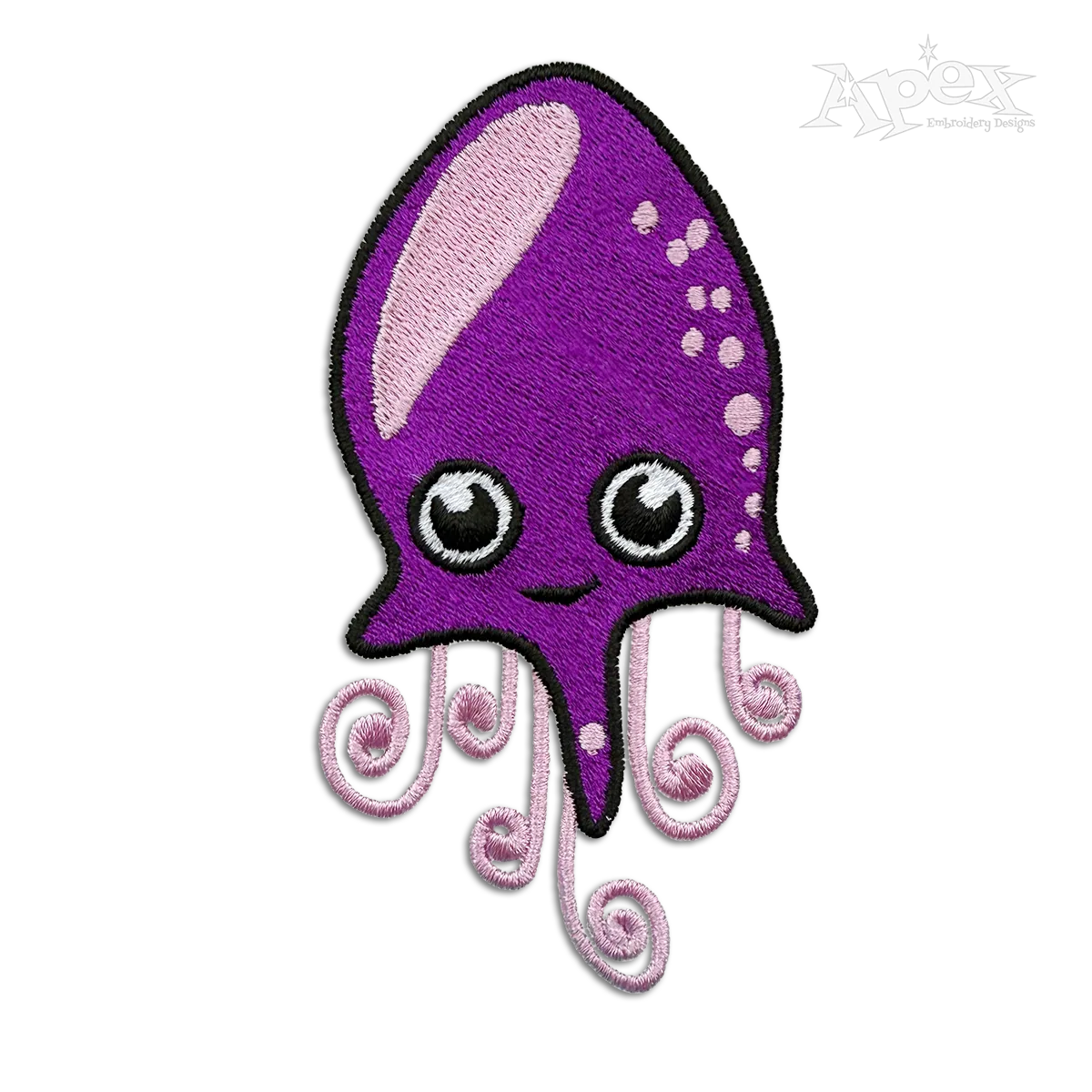 Sea Creature Machine Embroidery Design by Apex