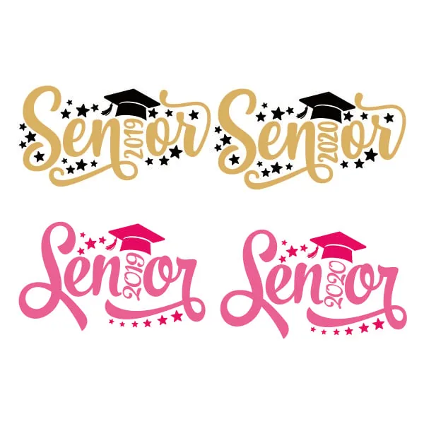 Senior Graduation 2019 2020 SVG Cuttable Design