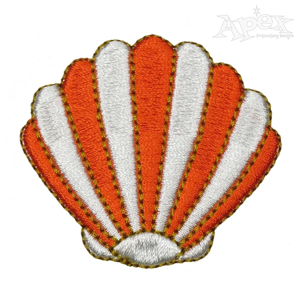 Shell Embroidery Design