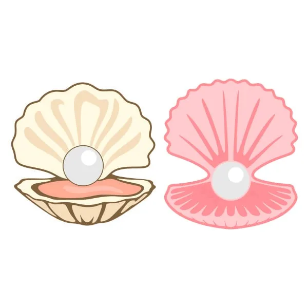 Shell Pearl SVG Cuttable Design
