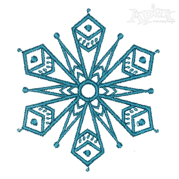Snowflake Pack Embroidery Design