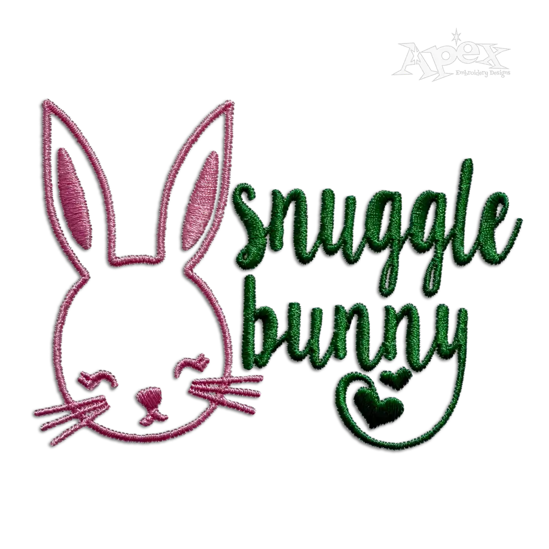 Snuggle Winter Easter Machine Embroidery Design Digitized by Apex