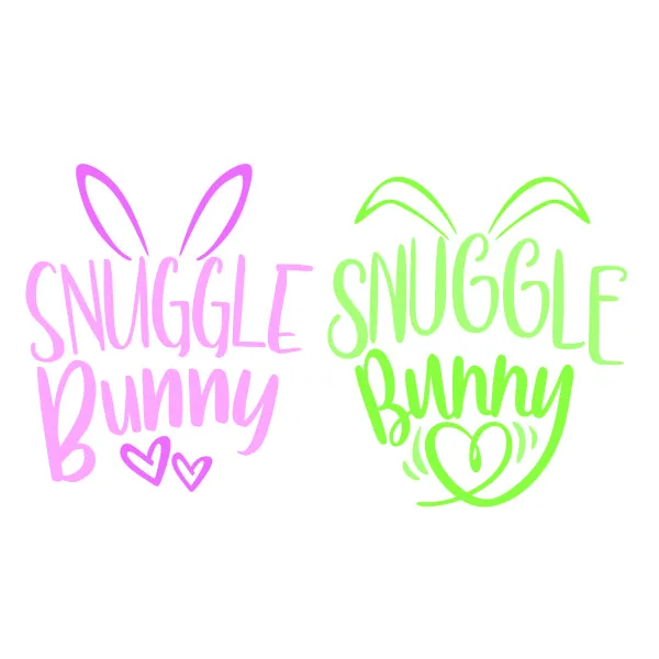 Snuggle Bunny SVG Cuttable Design