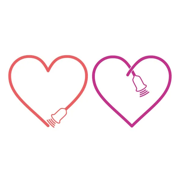 Sonographer Heart SVG Cuttable Design