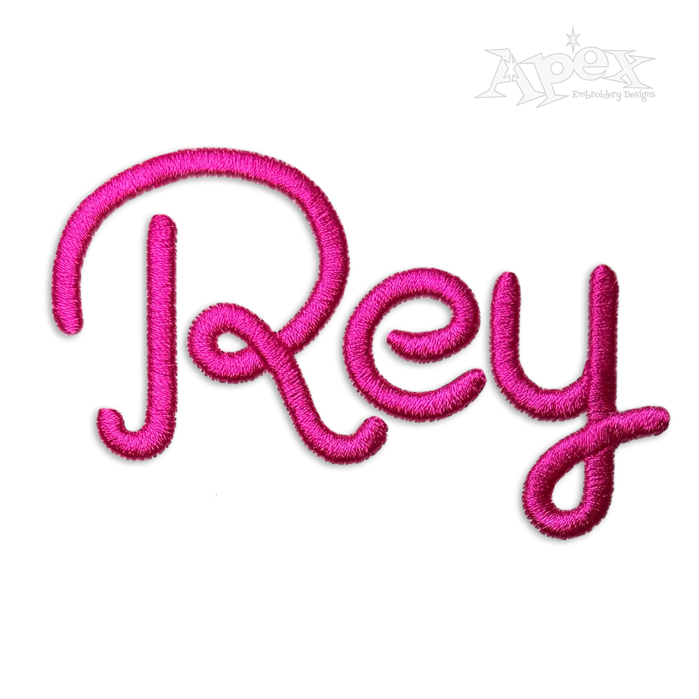 Sookie Machine Embroidery Font by Apex Designs