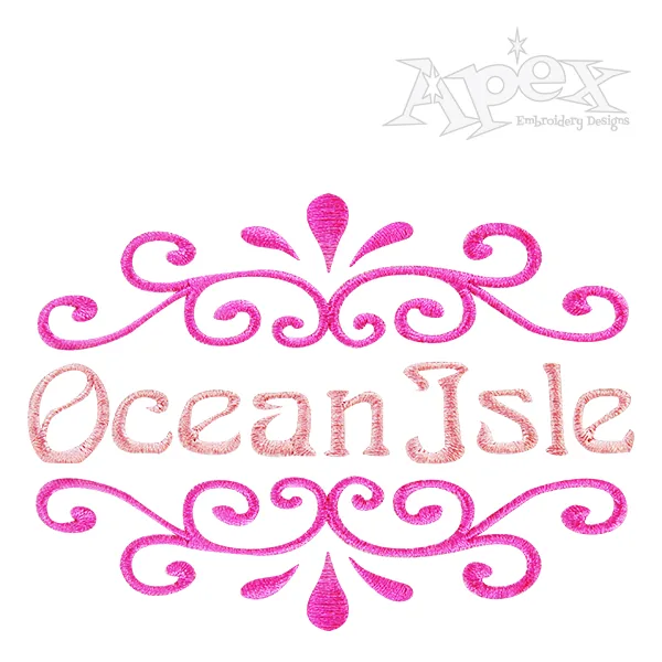 Splash Frame Embroidery Designs