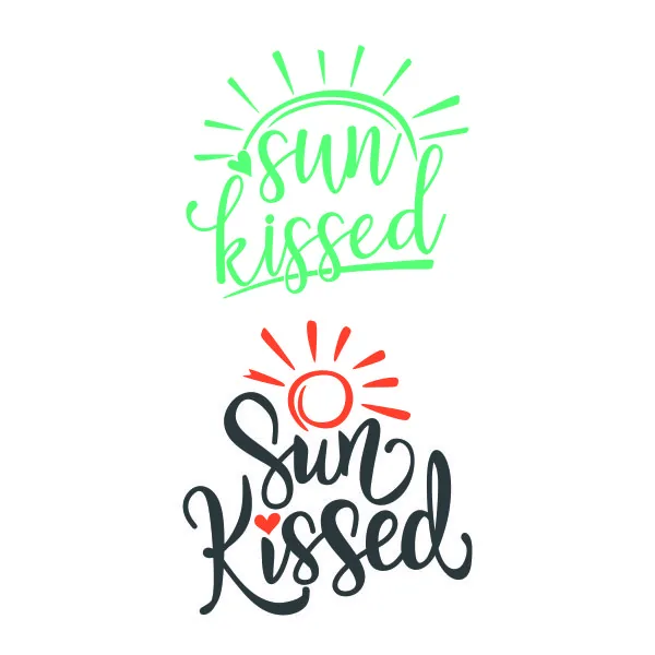 Sun Kissed SVG Cuttable Design
