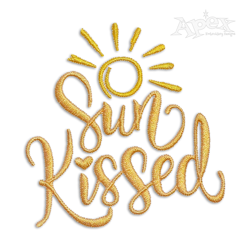 Sun Kissed Machine Embroidery Designs by Apex