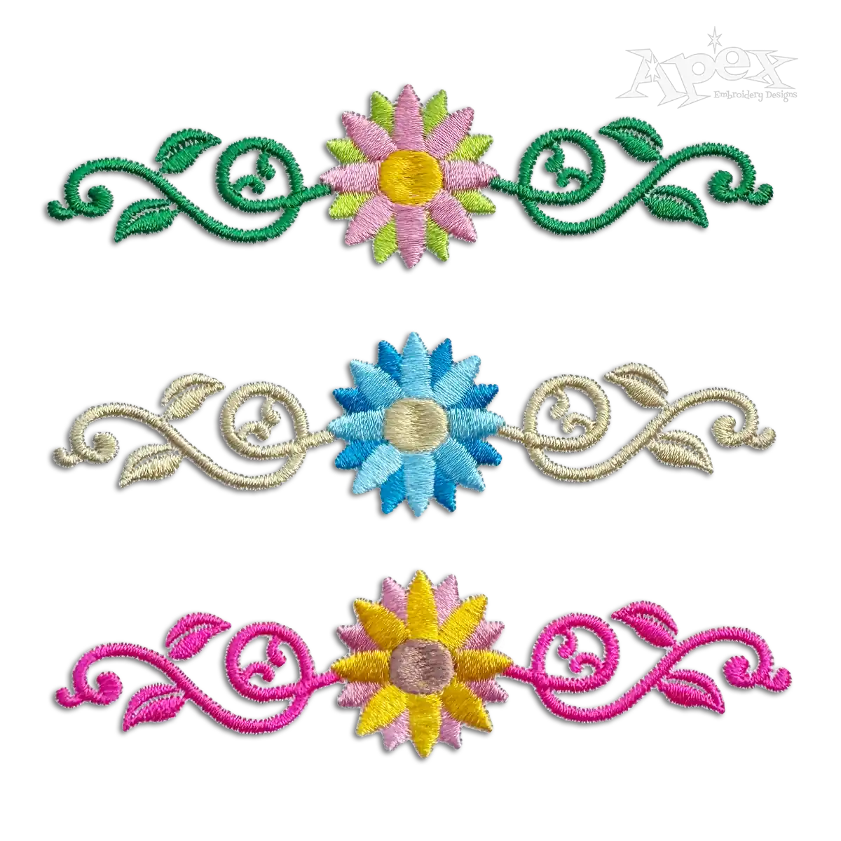 Sunfowers Machine Embroidery Design - Apex