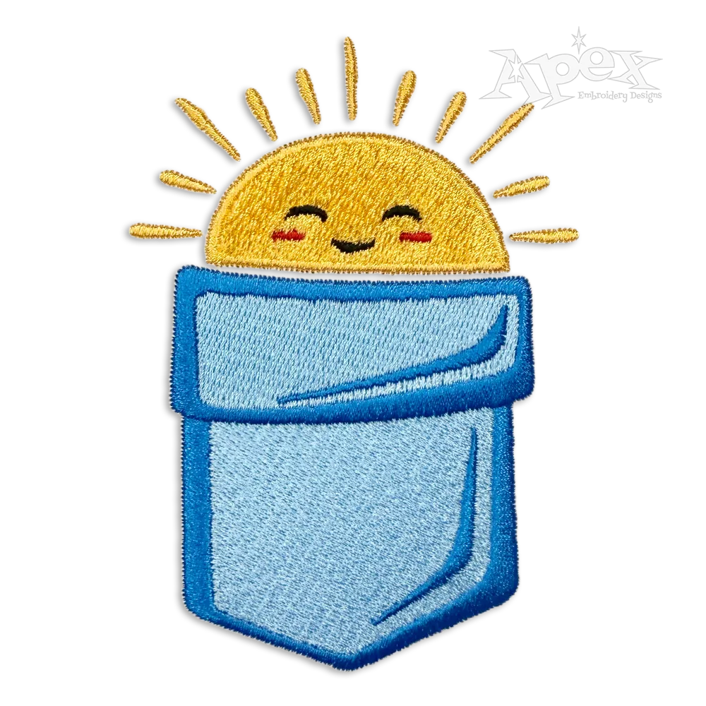 I Got That Sunshine in Pocket Machince Embroidery Design