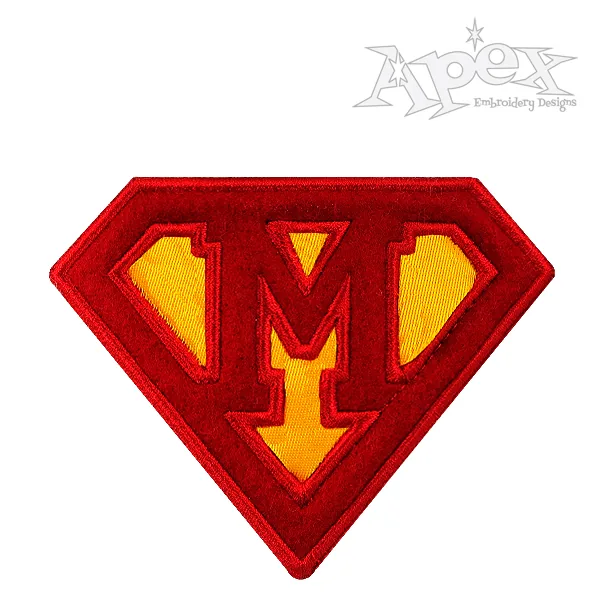 Super Applique Embroidery Font