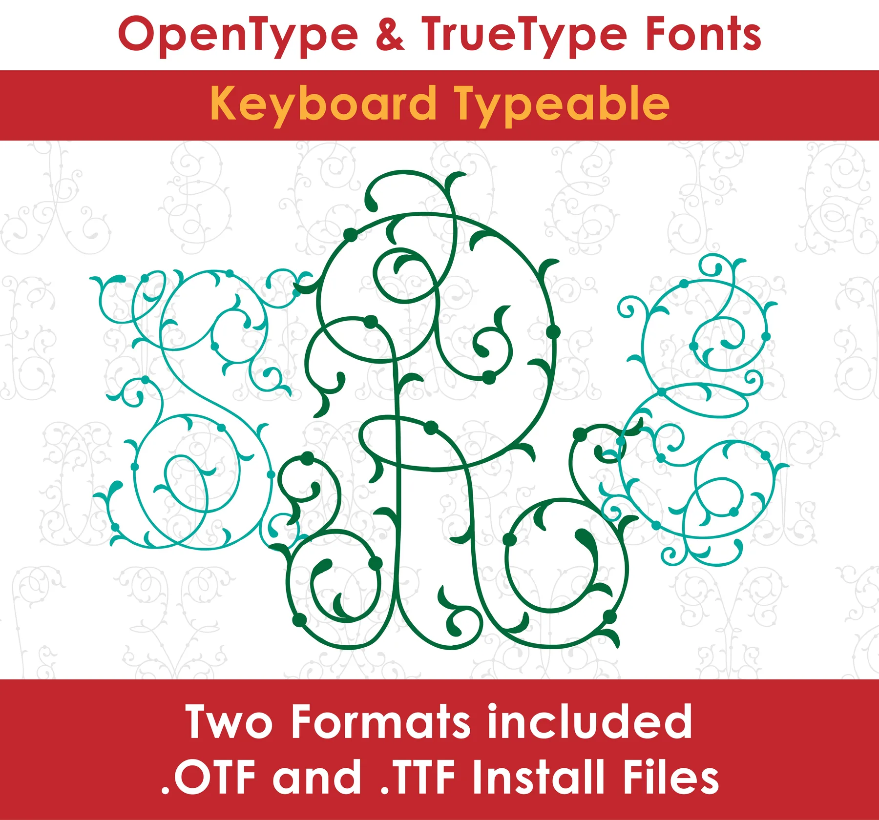 Sweet Briar Flourish Basic True Type Font