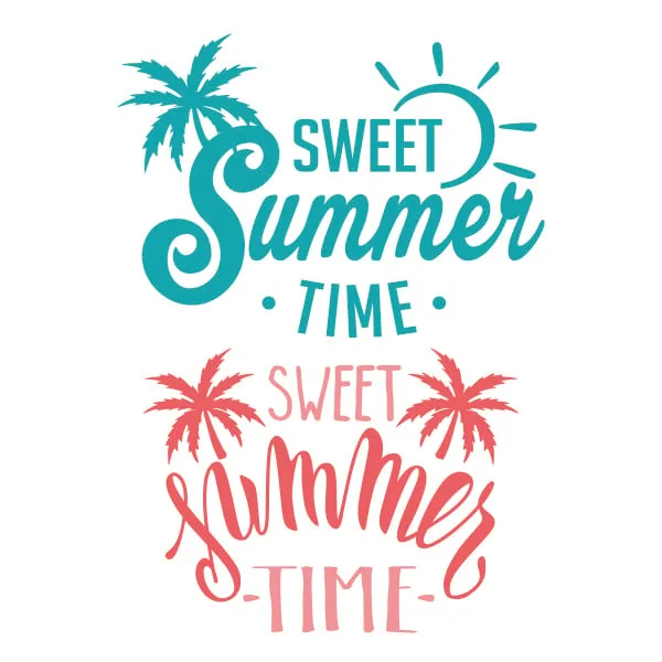 Sweet Summer Time SVG Cuttable Design