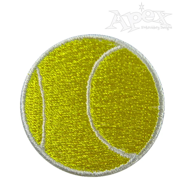 Tennis Ball Embroidery Designs