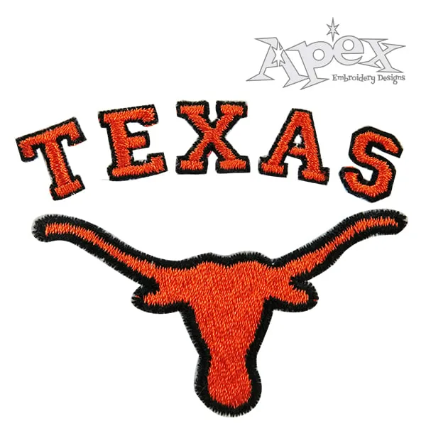 Texas Embroidery Design
