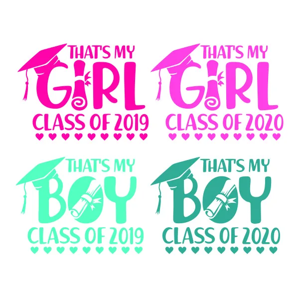 That's My Girl Boy Class of 2019 SVG Cuttable Design