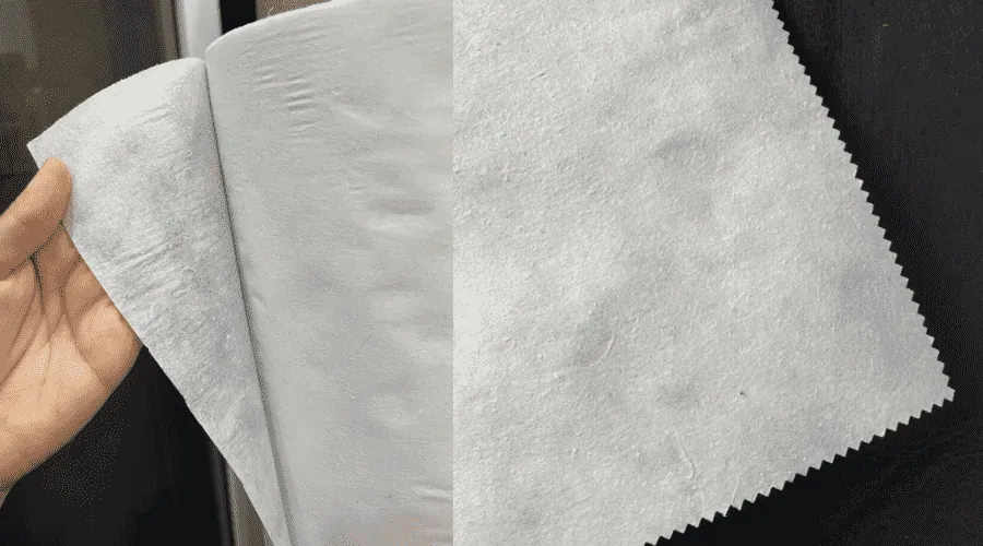 The fabric lining should be stabilized before embroidery.
