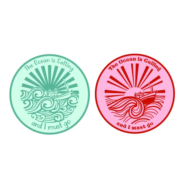 The Ocean is Calling and I Must Go SVG Cuttable Design
