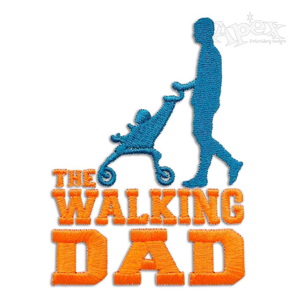 The Walking Dead Dad Machine Embroidery Design - Apex