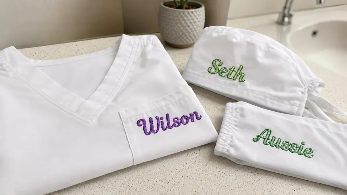 This Applique font has a softer, more personal feel, which makes it useful for gifts, boutique items, baby projects, and names that need a little warmth.