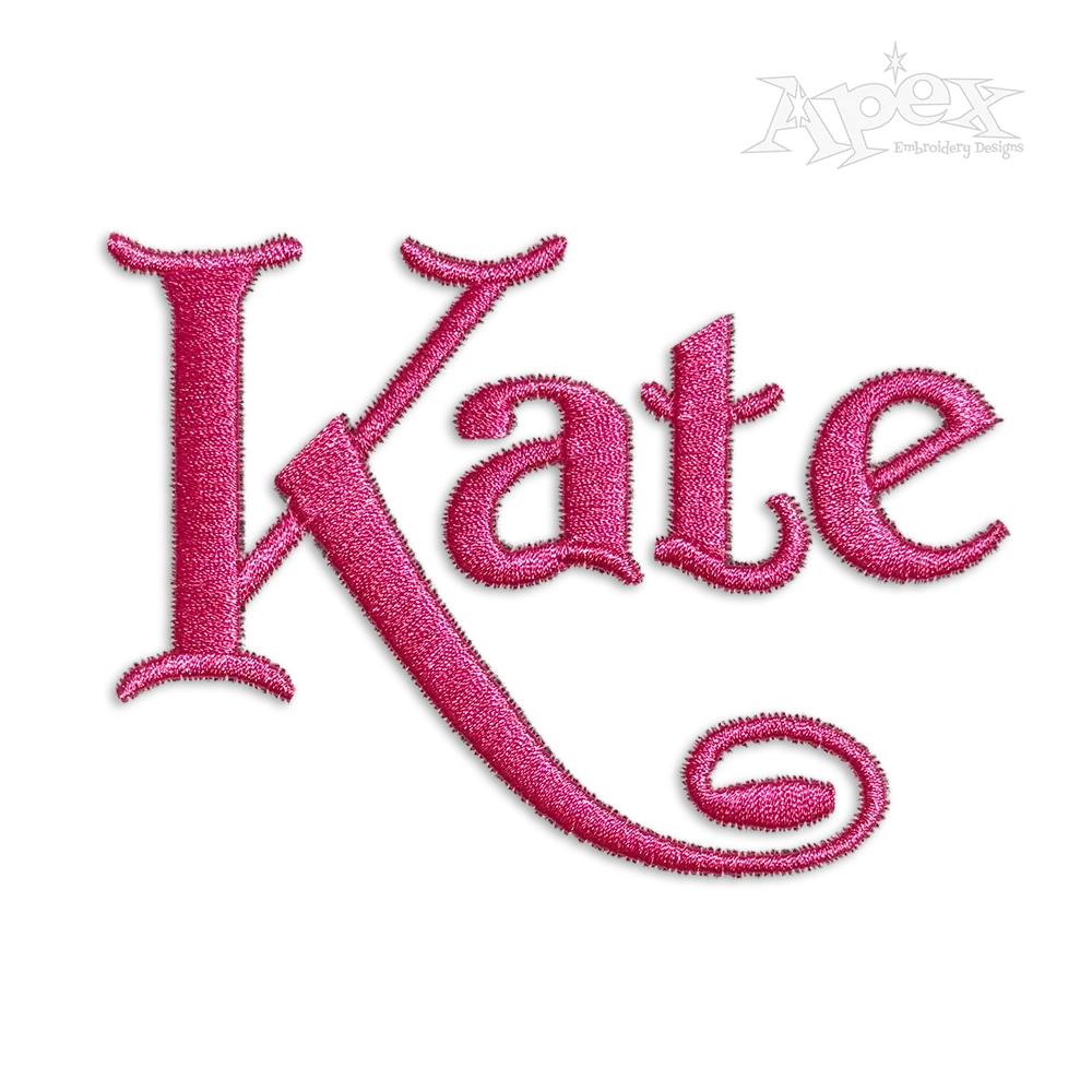 Tinker Bell Machine Embroidery Font by Apex