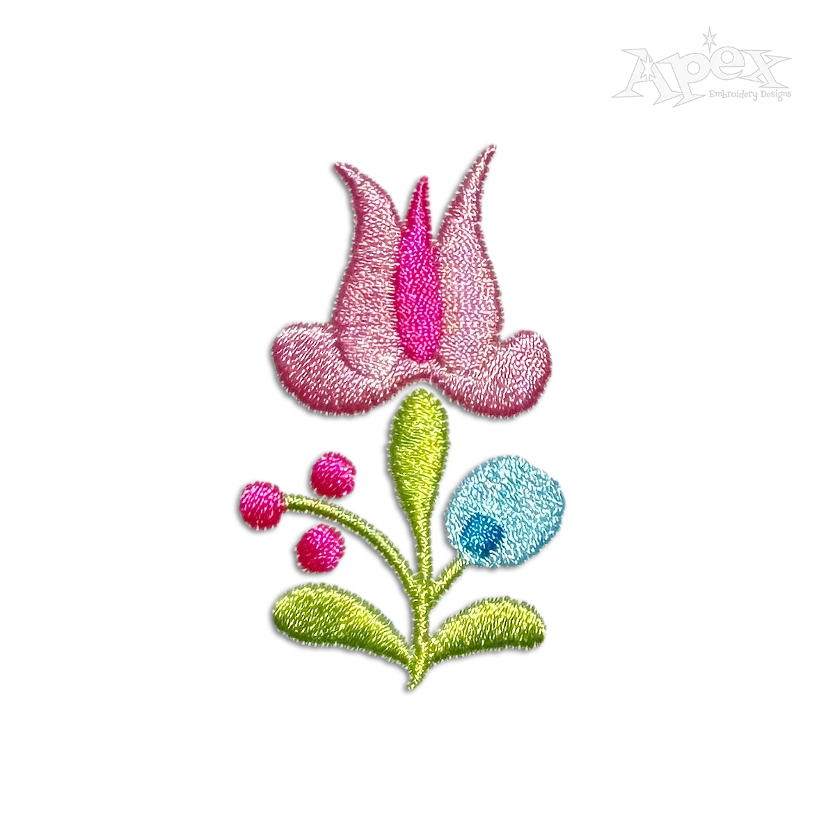 Tiny Decorative Flower Machine Embroidery Design