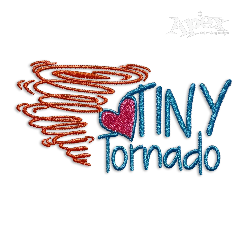 Tiny Tornado Machine Embroidery Design by Apex