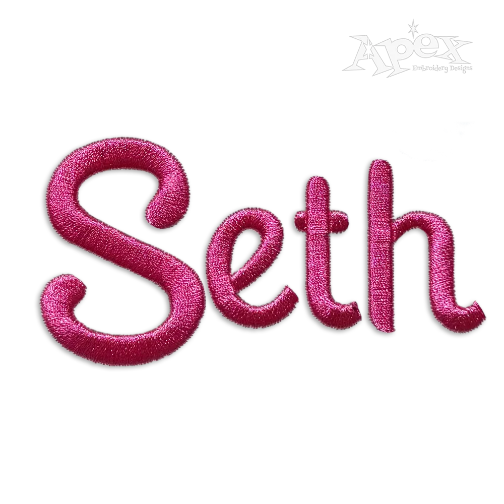 Tonka Bold Machine Embroidery Fonts - Apex