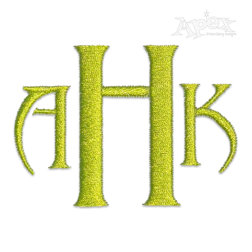 Transylvania Monogram Machine Embroidery Fonts