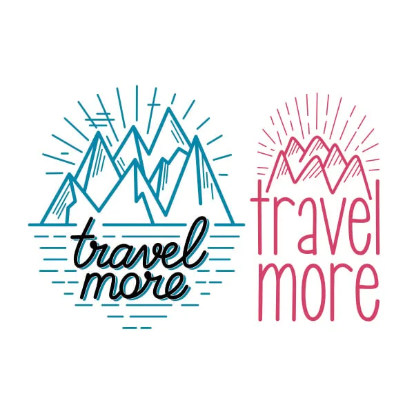 Travel More SVG Cuttable Design