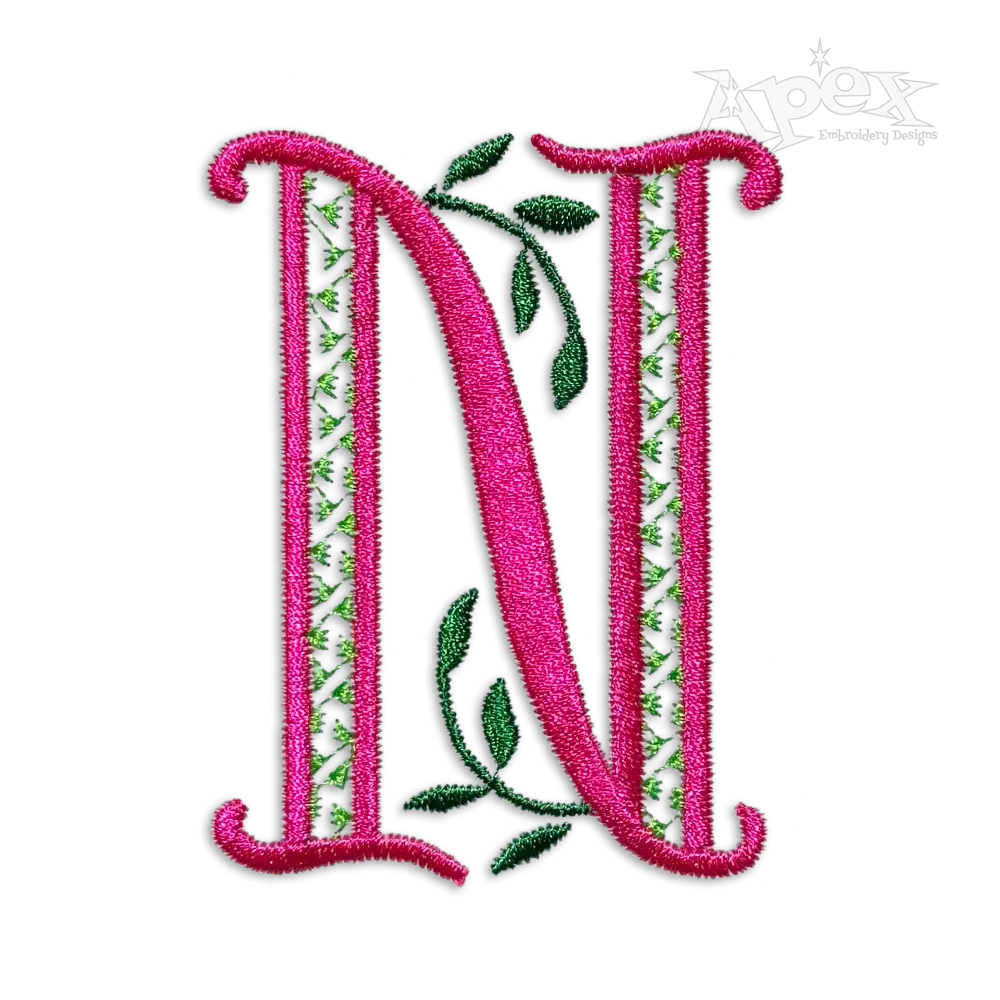 Tree Machine Embroidery Fonts by Apex Designs