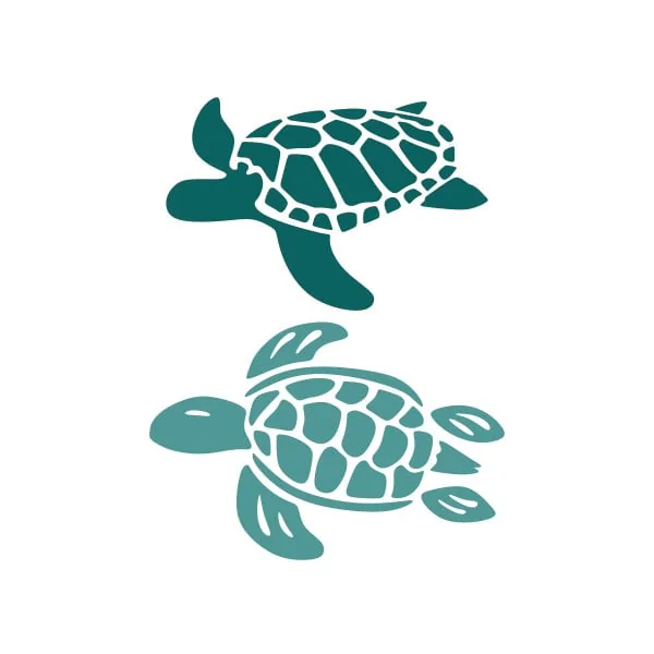 Sea Turtle SVG Cuttable Design