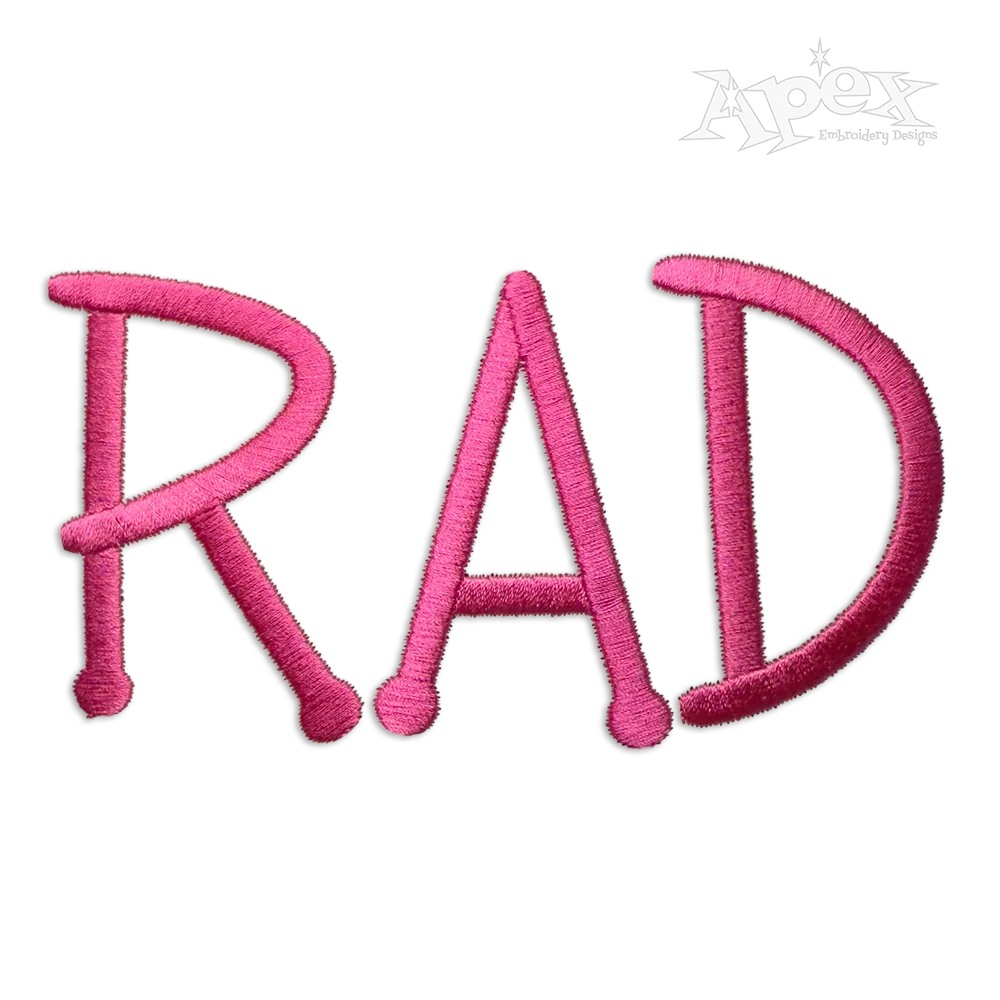 Wacky Wonky Embroidery Font