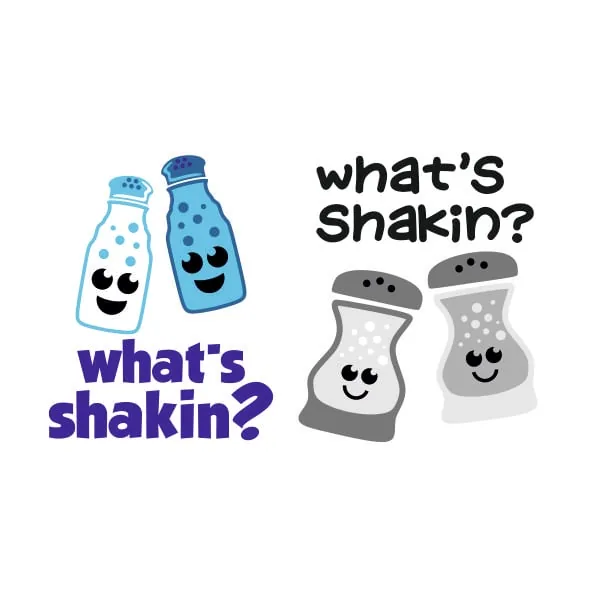 What's Shakin? Salt and Pepper SVG Cuttable Design