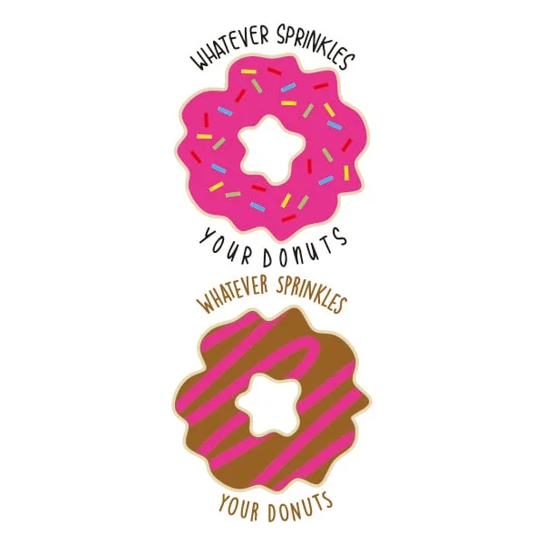Whatever Sprinkles Your Donuts SVG Cuttable Design