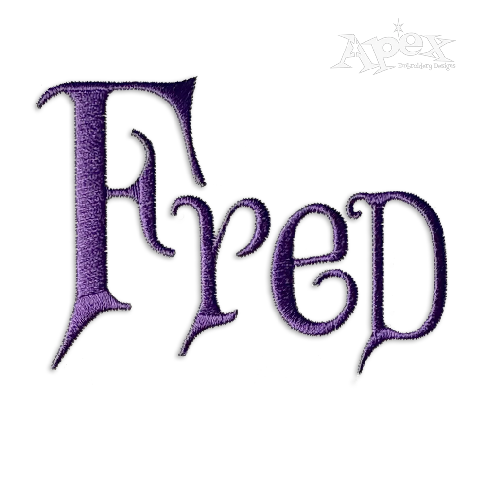 Wizard Kid Machine Embroidery Font Designs