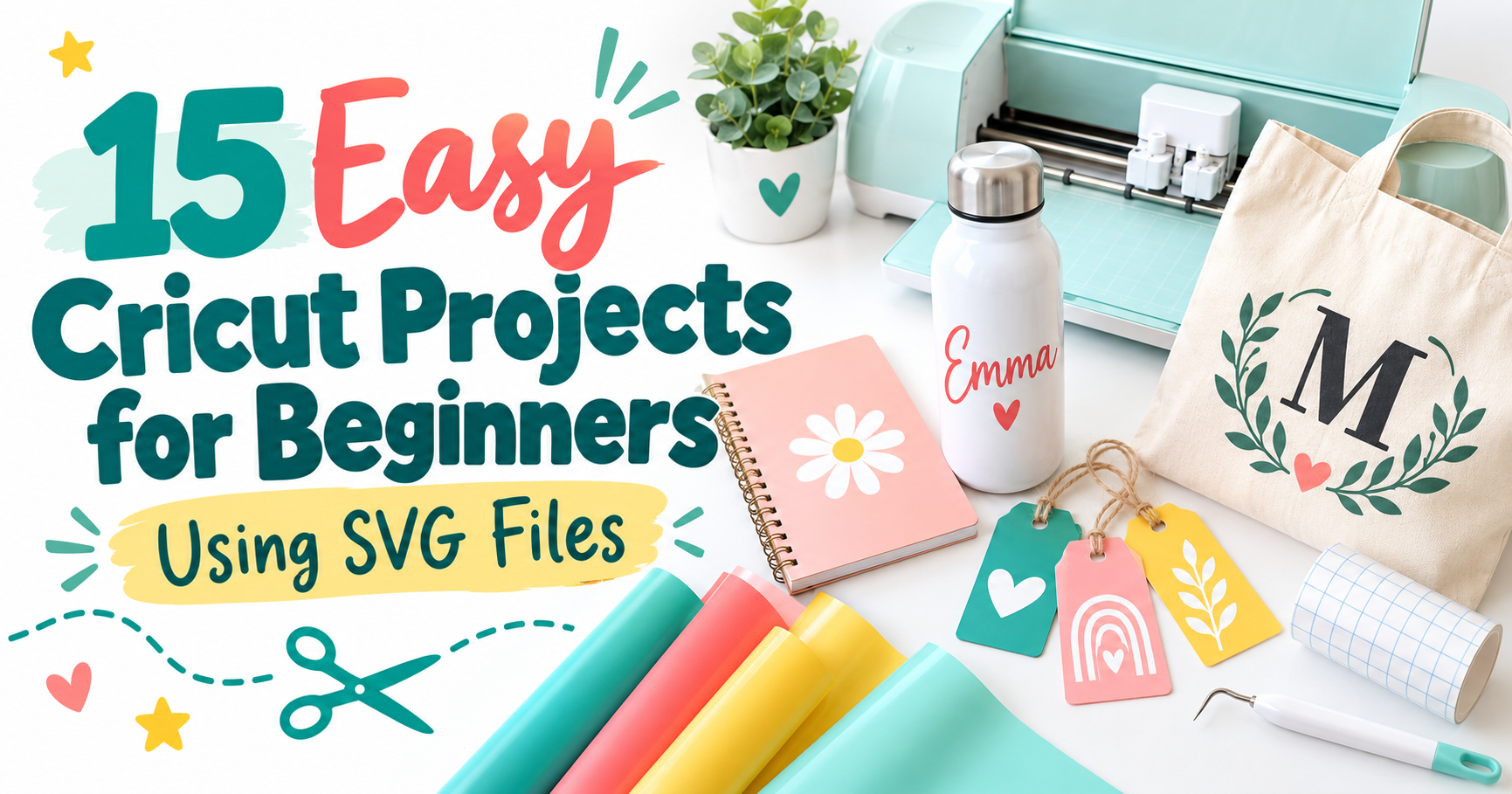 15 Easy Cricut Projects for Beginners (Using SVG Files)