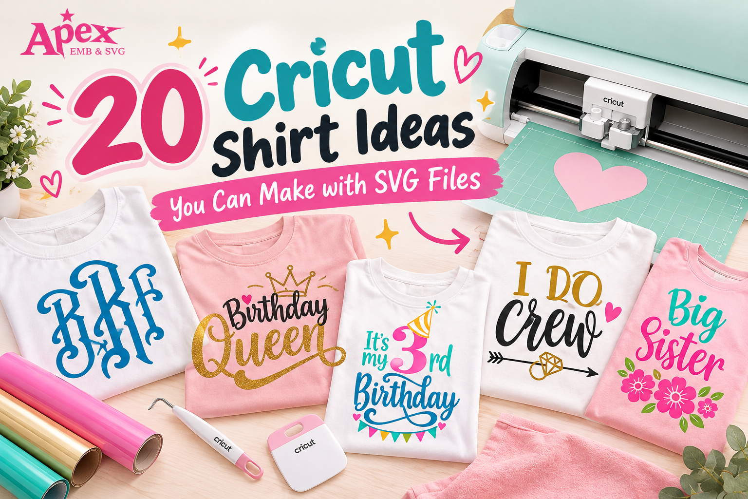 20 Cricut Shirt Ideas You Can Make with SVG Files