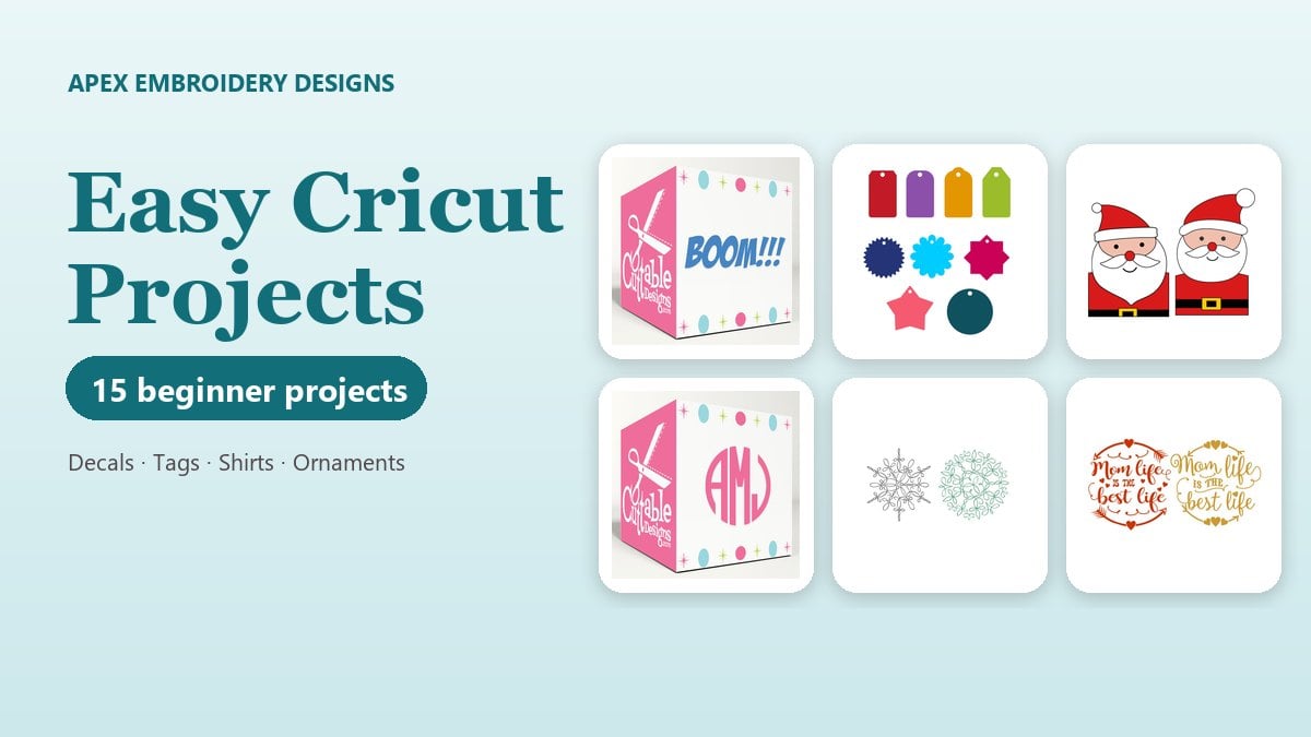 15 Easy Cricut Projects for Beginners (Using SVG Files)